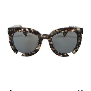 GREY ANT SUNGLASSES / INCIDENTAL HABIT: grey tort/silver